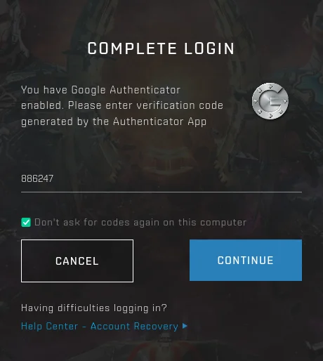 login